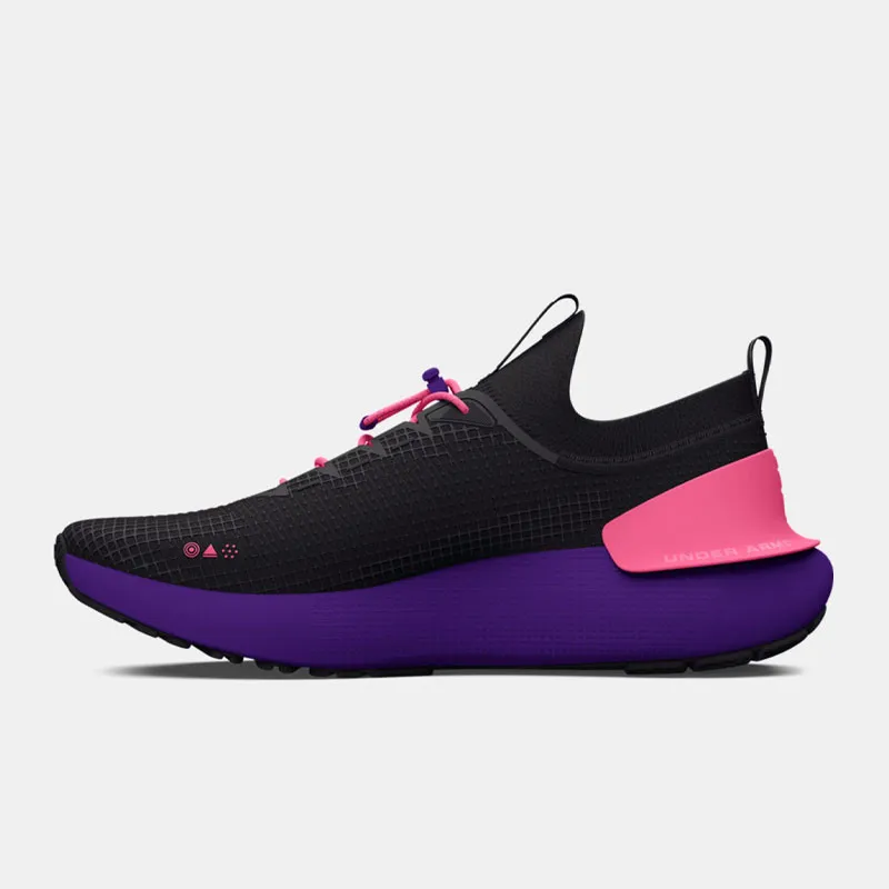 Chaussure de course Under Armour HOVR™ Phantom 3 SE Storm - Black/Pink